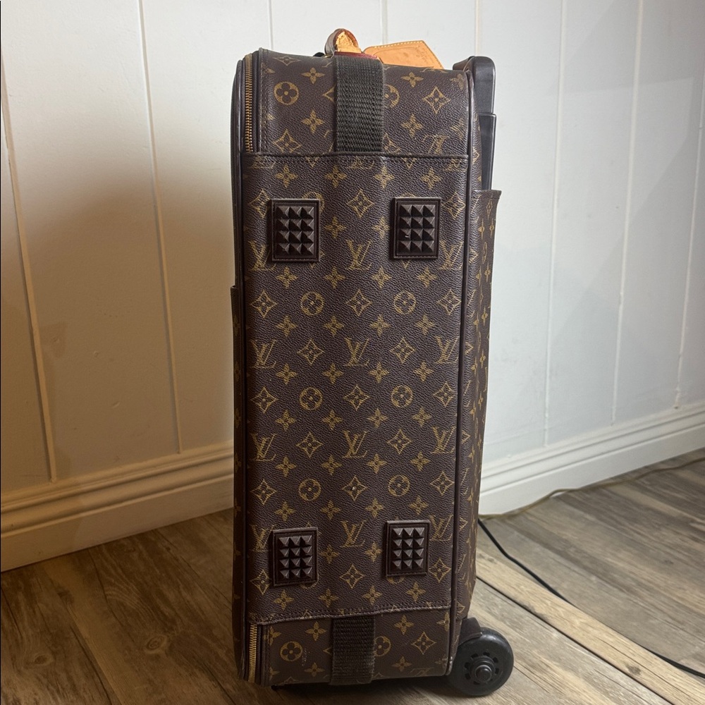 LV Monogram Suitcase 24” Vachetta Missing Pulls - Picture 7 of 17